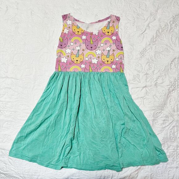 Pretty Me Cat Unicorn Twirl Dress Size 5 - Picture 2 of 9